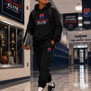 SSE Unisex Sweatsuit Set Long Sleeve Hoodie Pullover Sweatpants